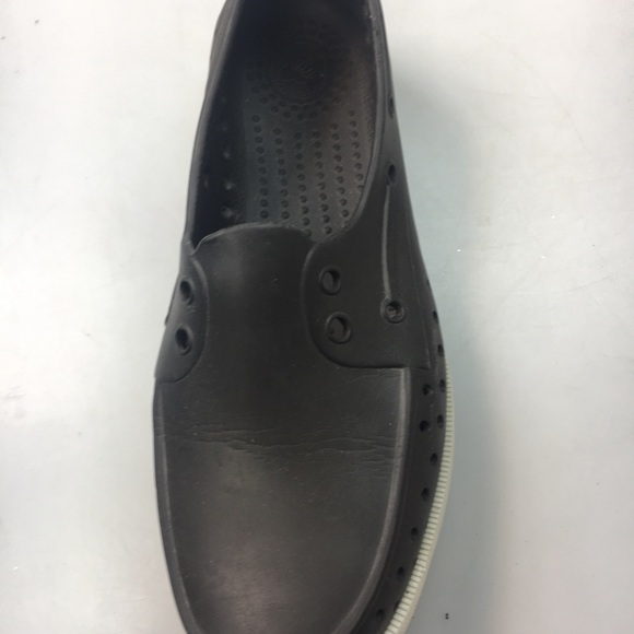 Native Unisex Sneaker Shoes Unisex Brown Perforated Low Top Slip Ons size 40 - Picture 5 of 11